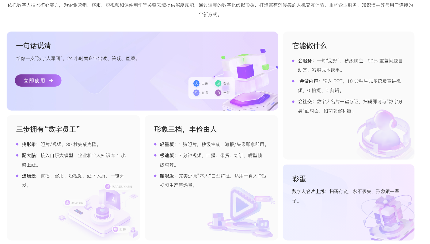 全系列数字人